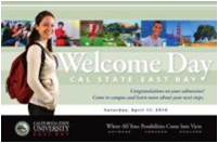 CSUEB 2010 Welcome Day banner